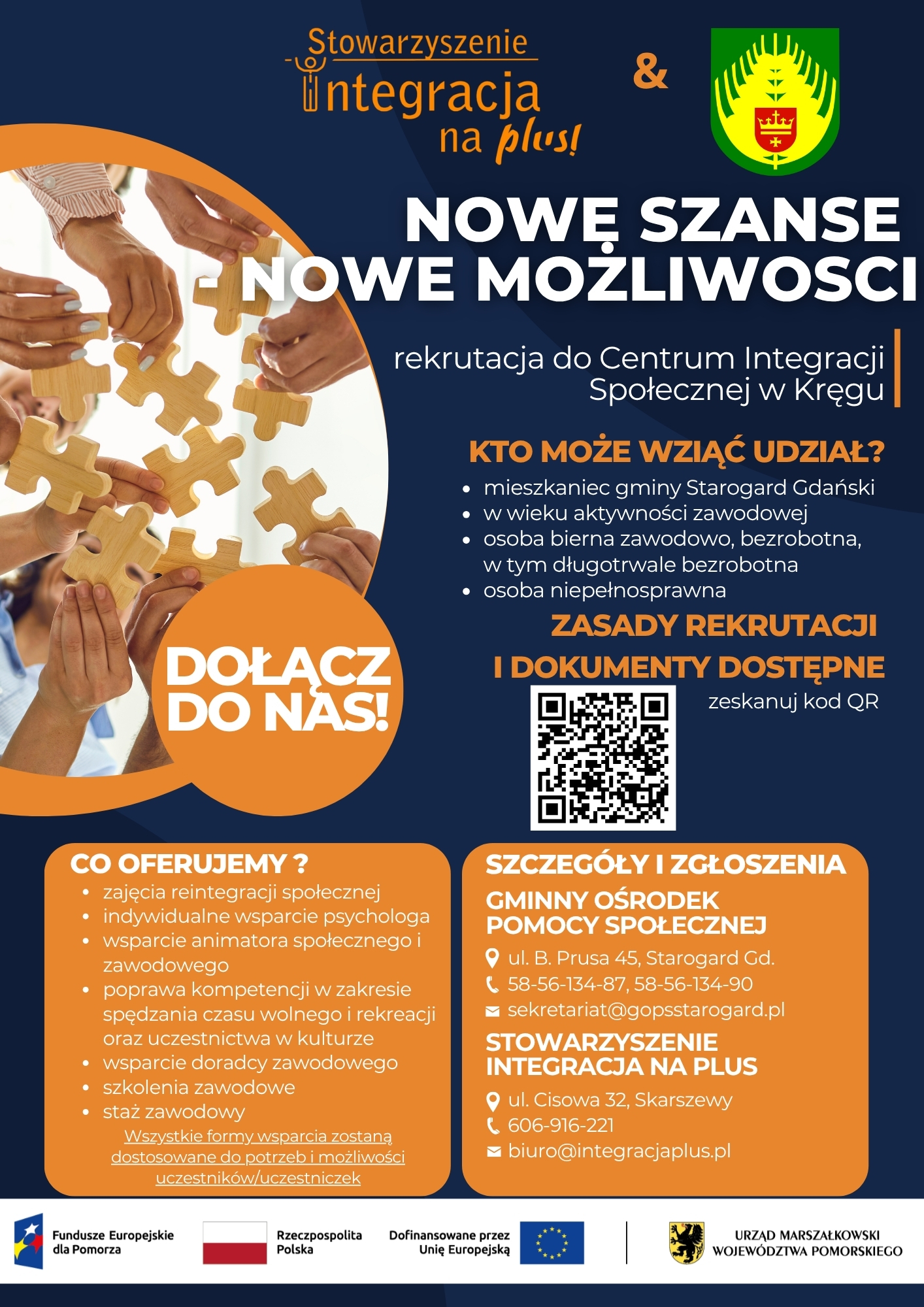 Plakat o rekrutacji do CIS w Kręgu